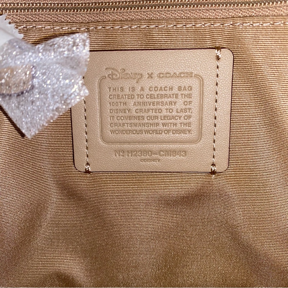 Coach Mickey leather purse and keychain set New - Picture 10 of 16